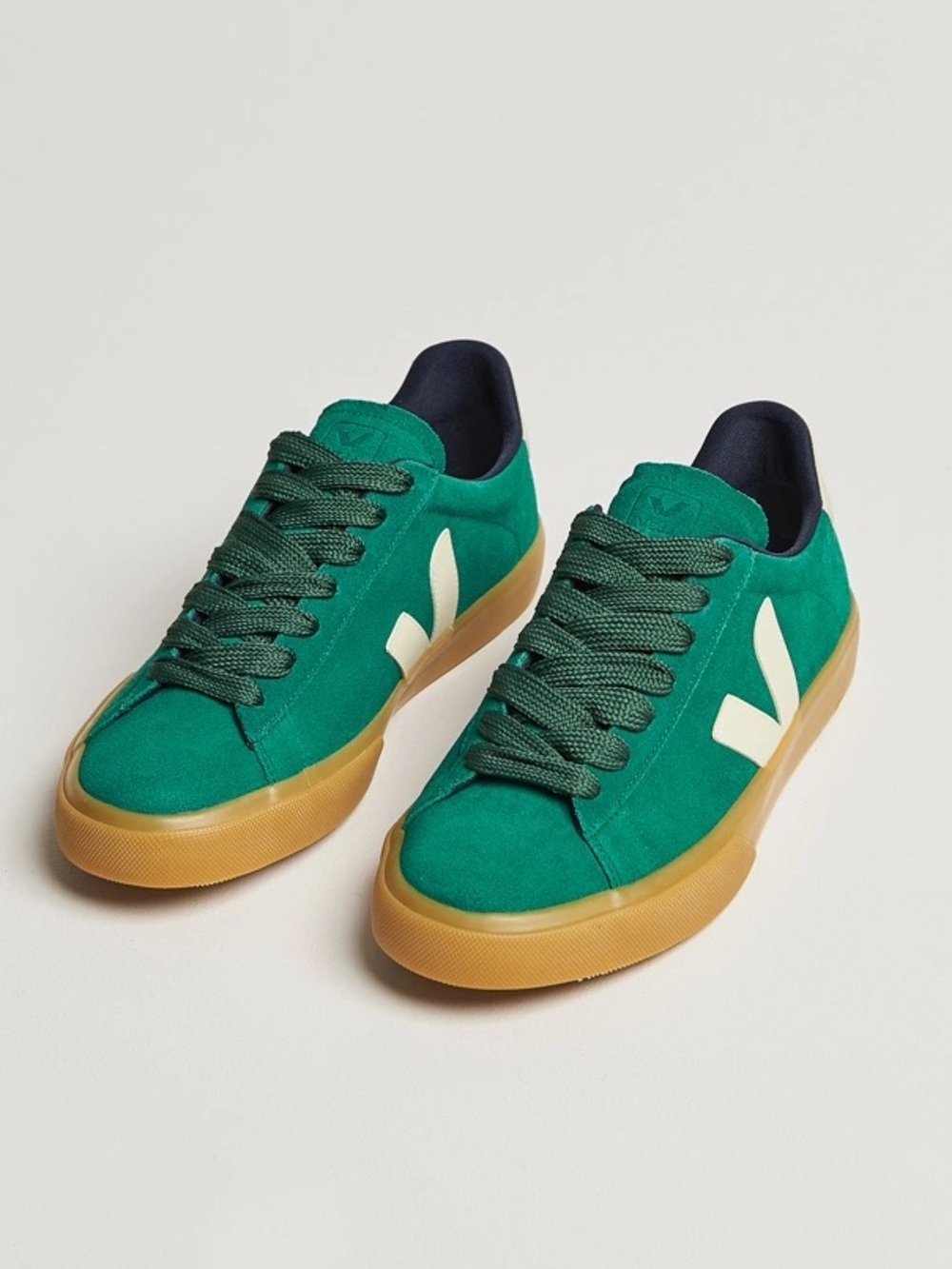 VEJA Campo Bold Suede Sneakers in Golf Pierre